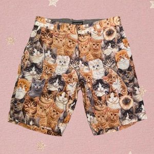 Rip N Dip Lord Nermal Vintage Styled Cat Shorts Size 28
